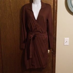 Venus wrap sweater dress